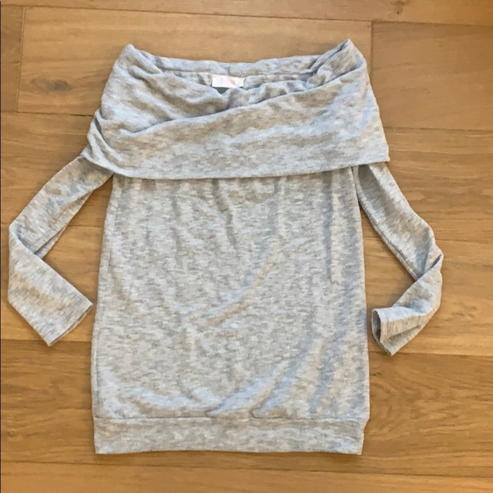 Off the shoulder sweater